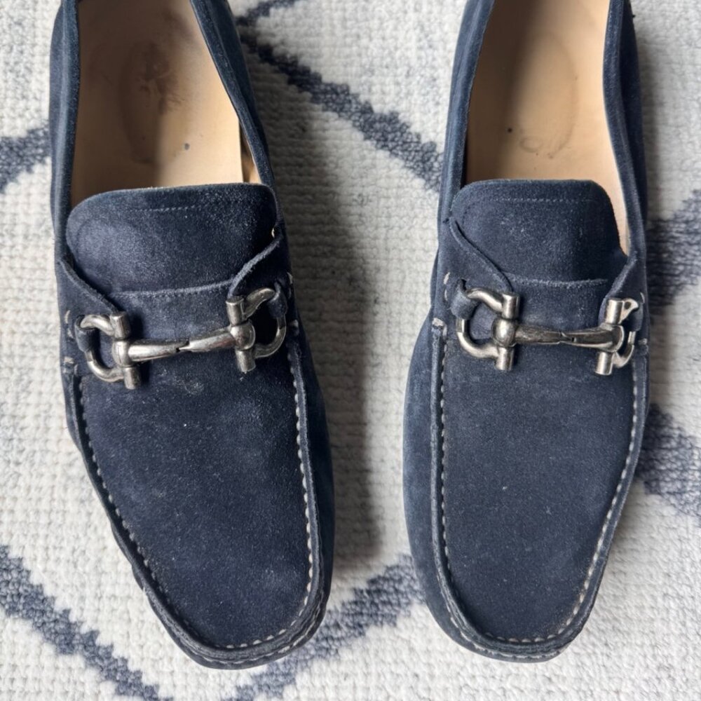 Salvatore Ferragamo MS31465 MENS LOAFERS size 8.5